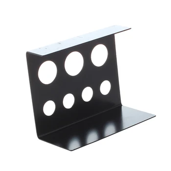 

New Black Stainless Steel Tattoo Ink Cup Cap Holder Stand 7 Holes Supply
