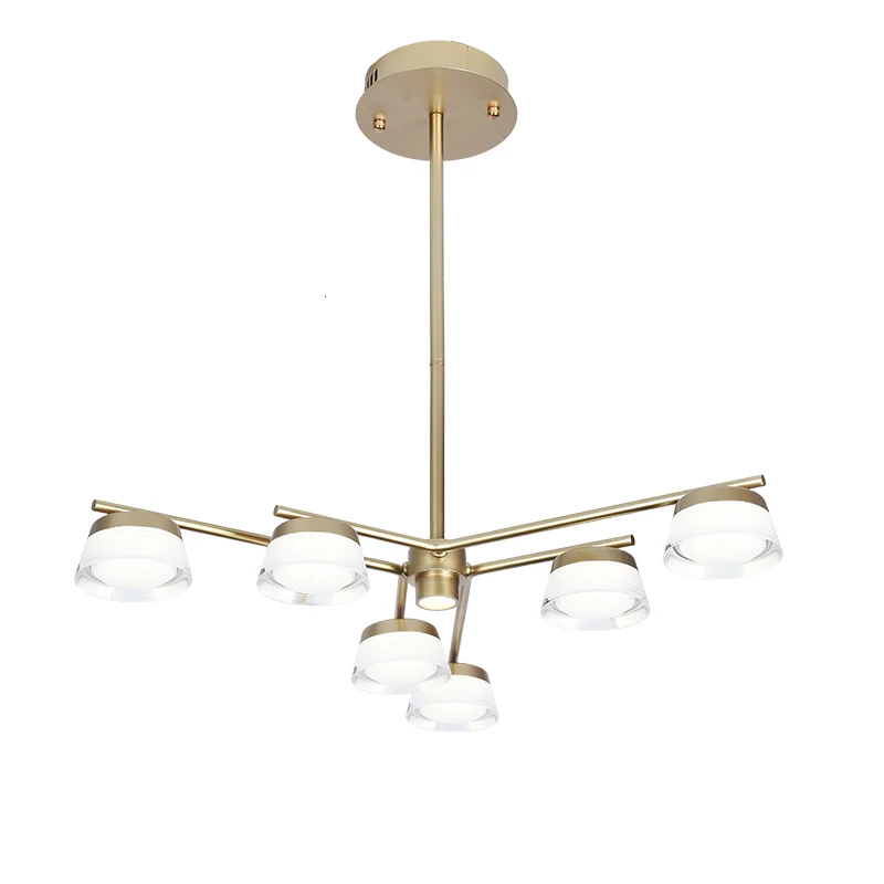 Indoor Modern Flower Interior Antique Brass Electrical Led Ceiling Chandelier Pendant Fancy Lights For Home Decoration
