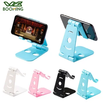 

WBBOOMING 1PC Mobile Phone And Tablet Double Foldable Portable Holder And Stands For All Types Of Phone 2019 New Plastic Holders