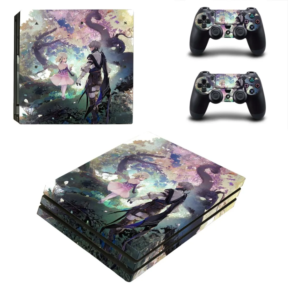 ONINAKI PS4 Pro кожи виниловая наклейка, стикер для sony Playstation 4 консоли и 2 контроллеры PS4 Pro кожи Стикеры