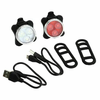 

Full brightness Bicycle Light 4 modes Replacement Rechargeable Bike Set