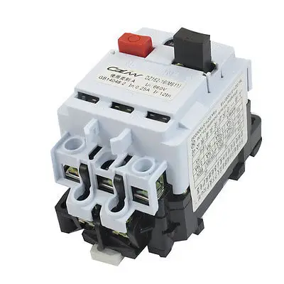 DZ162-16 AC 660V 0.25A 3 полюса DIN рейку защиты двигателя автоматический выключатель