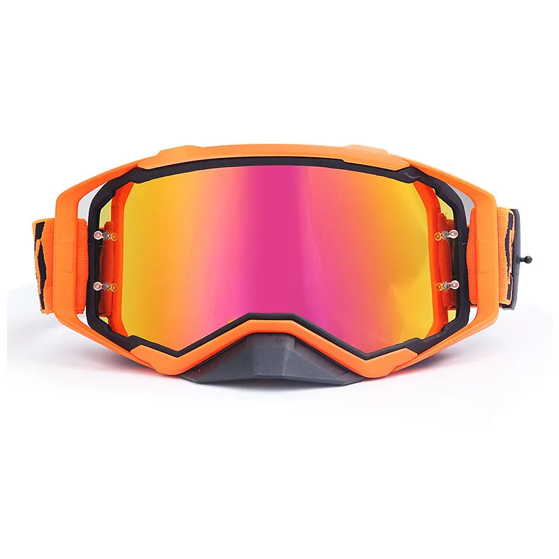 E Лидер продаж, брендовые очки Gafas для мотокросса, ATV Casque, мотоциклетные очки, гоночные очки для мотокросса, велосипедные очки - Цвет: E