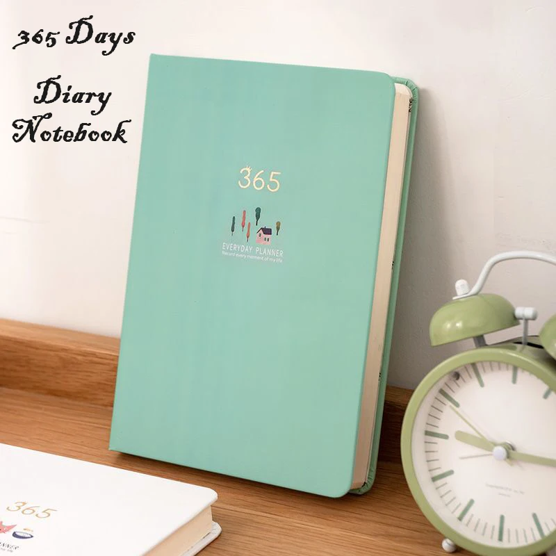 

365 Days Diary Notebooks And Journals For Students, Cute Notepads For School Office Supplies Planner Yearly Agenda 2020 2021