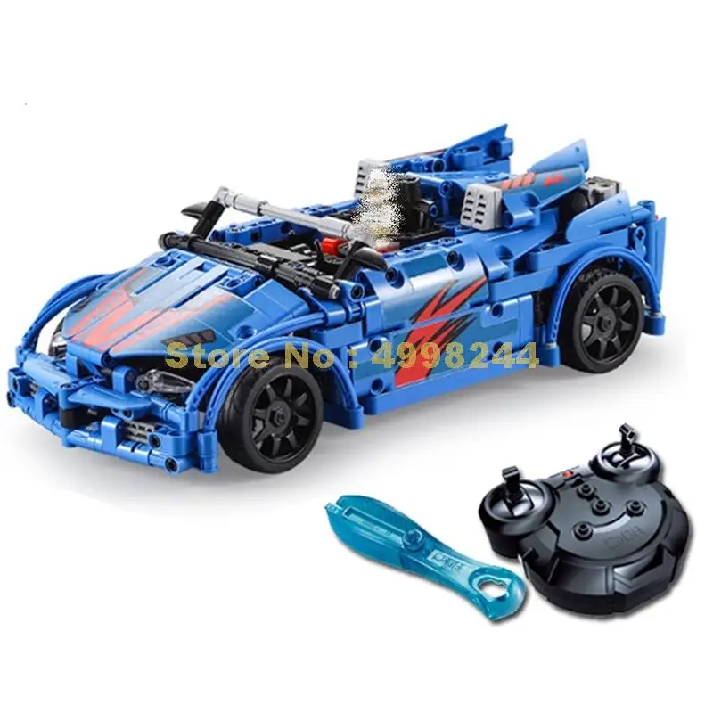 C51052 579 шт technic гоночный автомобиль на дистанционном управлении rc транспортные средства строительные блоки кирпичи игрушка