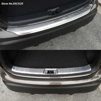 

Stainless Steel Exterior Interior Rearguards Rear bumper Trunk Trim Bumper Pedal For Nissan Qashqai j11 2016 2017 2018