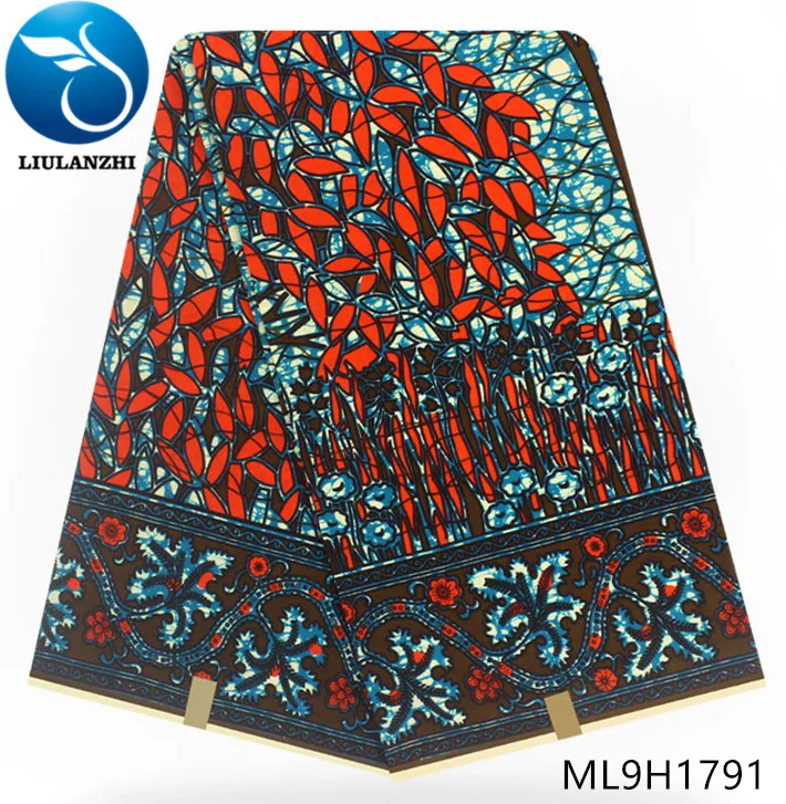 Воск liulanzhi африканская ткань Специальное предложение нигерийская настоящая восковая ткань хлопок батик ткань для женщин платье ML9H1790-ML9H1819 - Цвет: ML9H1791
