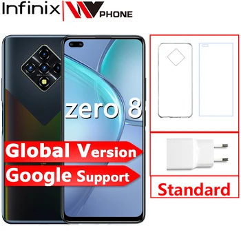 Перейти на Алиэкспресс и купить Новая глобальная версия Infinix ноль 8 8GB 128GB смартфон 64-мегапиксельная четырехъядерная камера 6,85 ''fhd 90 Гц Full Экран 4500 мА/ч, Батарея 33 Вт Зарядное ...