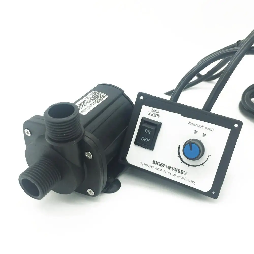 SR1000B3 DC бесщеточный 12V 24V Водяной насос охлаждения цикла 1800 3000L/ч погружной водяной