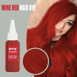 30ml One-Time Hair Dye Hair Color Cream Purple Brown Black Red Grey White Hairstyle Coloring Cream for Women and Men