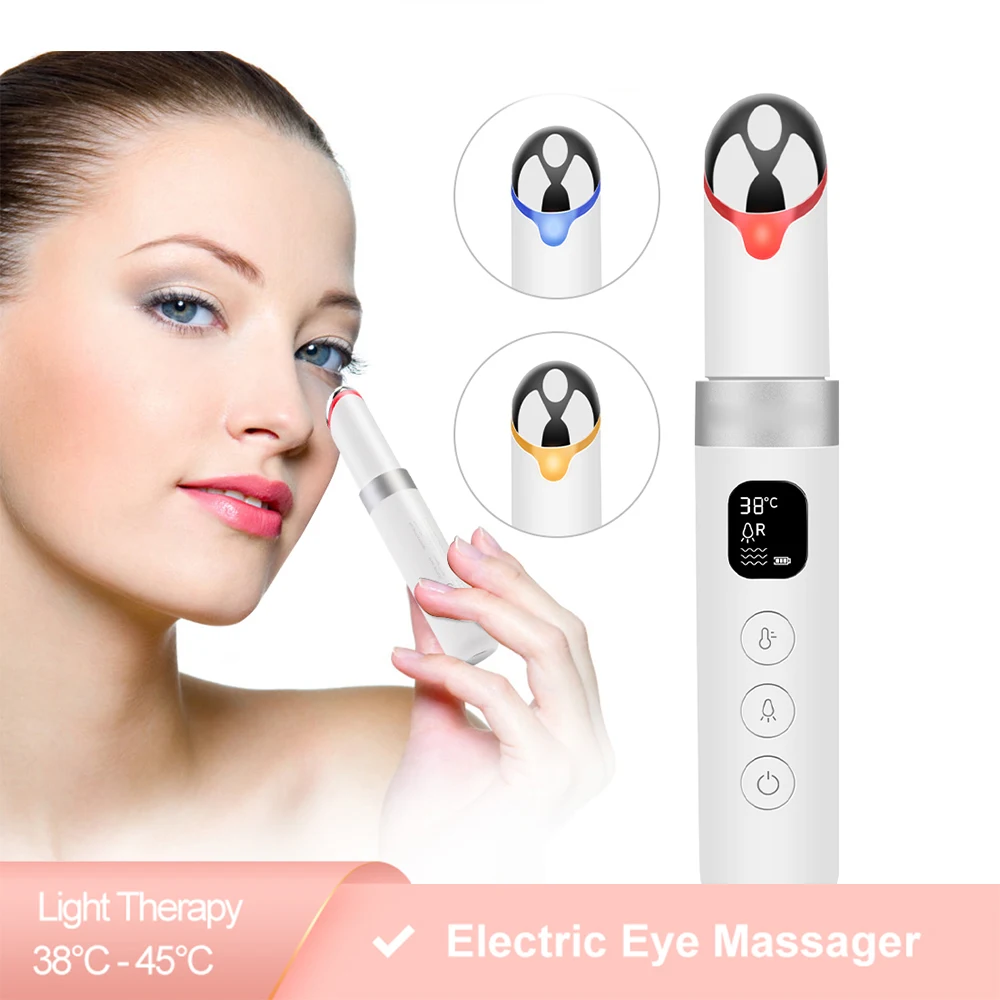 

iDestone Electric Eye Massager Vibration Anti-Ageing Wrinkle Dark Circle Removal Portable Beauty Care Pen Massager three modes