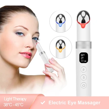 

iDestone Electric Eye Massager Vibration Anti-Ageing Wrinkle Dark Circle Removal Portable Beauty Care Pen Massager three modes