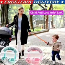 Детские Светоотражающие ремни безопасности анти-потеря соединитель на запястье Тяговый канат 360 ° поворотный шнур для детей старше 2 лет