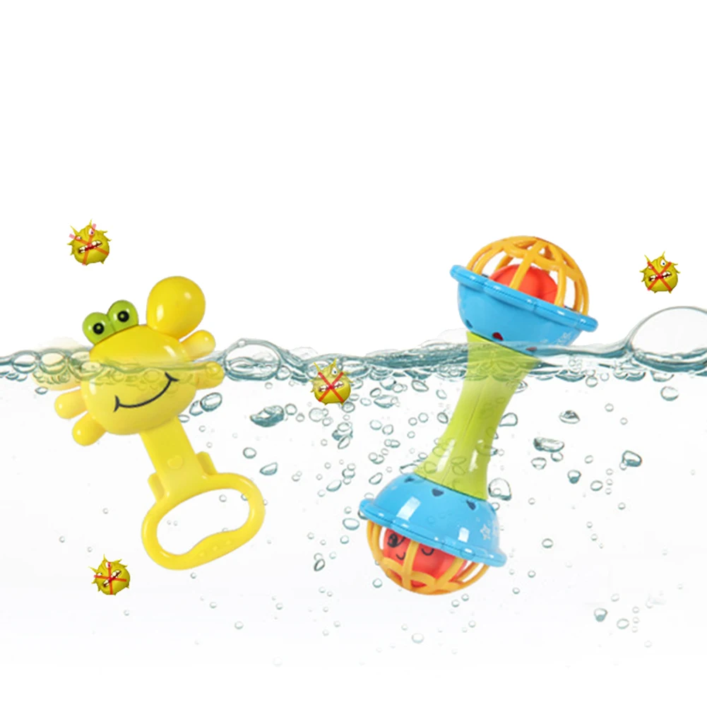 Baby toys 7/8/10Pcs Baby Rattles Toys Teether Shakers Newborn Toddler Hand Grip Bells New