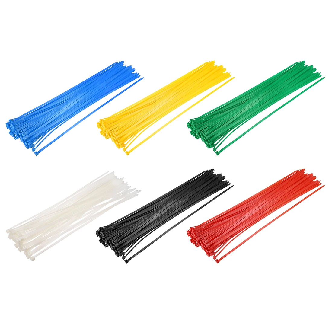 

uxcell 60pcs Cable Zip Ties Self-Locking Nylon Tie Wraps for Uses from Securing Small Items to Organizing Home Theater Cable