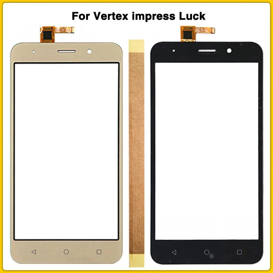 Удачный сенсорный экран для Vertex impress Luck Сенсорная панель дигитайзер сенсор передняя стеклянная линза