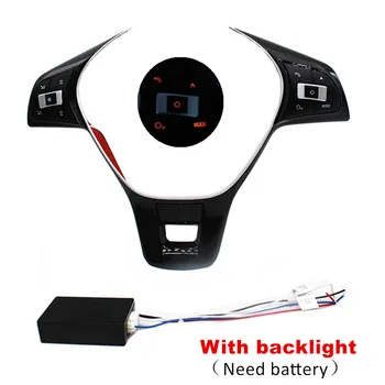 

Modified multifunction steering wheel control button switch volume button audio switch phoe button for VW Golf 7 Jetta MK6 Polo