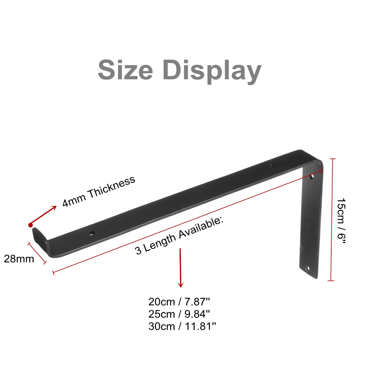 

Hot New L Shape Rustic Scaffold Board Wall Shelf Brackets Heavy Duty Industrial Shelving Unit Home Storage Angle Rack Wall Shelf