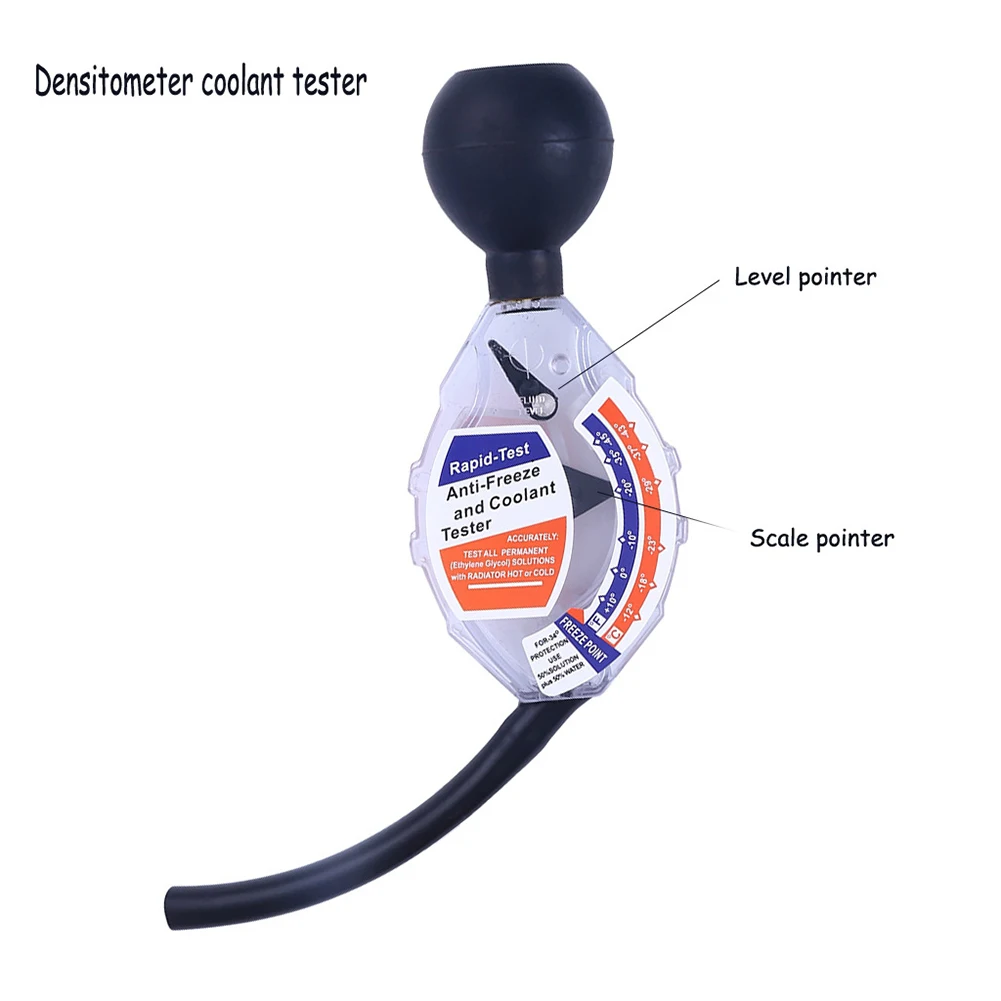 

Car Scanner Radiator Coolant Water Tester Test Ethyl Glycol Anti Freeze Check Measure Battery antifreeze tester Cooling System