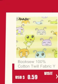Booksew хлопчатобумажная стеганая ткань для детей DIY лоскутное шитье лисы узор ткань серый Tecido материал тканевый измеритель ткани платье