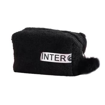 

Multifunction Travel Cosmetic Bag Women Makeup Bags Toiletries Organizer Cute Plush Female Storage Make Up Case Necessaries