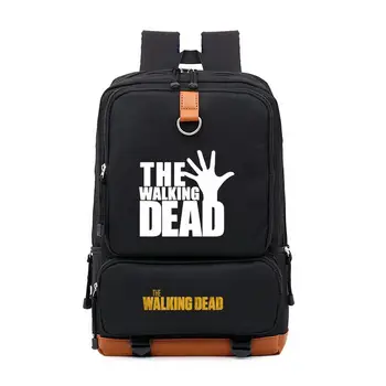 

The Walking Dead Backpacks Student School Bag Bookbag Kids Teens Traveling Backpack Shoulder Laptop Bags Gift