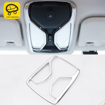 

CarManGo for BMW X5 G05 2019 Car Styling Front Reading Light Lamp Panel Cover Trim Frame Sticker Chrome Interior Accessories