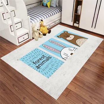 

2M*3M Cartoon Carpet For Living Room Soft Carpet Kids Room Cute Rugs For Bedroom Computer Chair Floro Mat/Rug CF