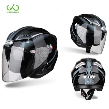 

AIS 55-65cm Motorcycle Helmets 3 Colors Removable Lens Windproof Breathable Head Protection MTB Racing Motocross Equipment