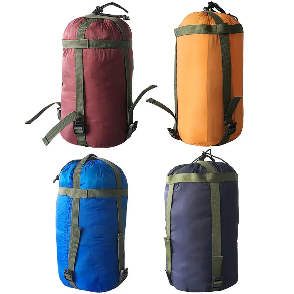Outdoor Compression Stuff Sack Waterproof Camping Storage Bag Cover Sleeping Bag 