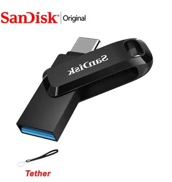 USB-флеш-накопитель SanDisk Type C OTG объемом 64 Гб/3 1 ГБ флеш-накопитель на 32 ГБ/128 256