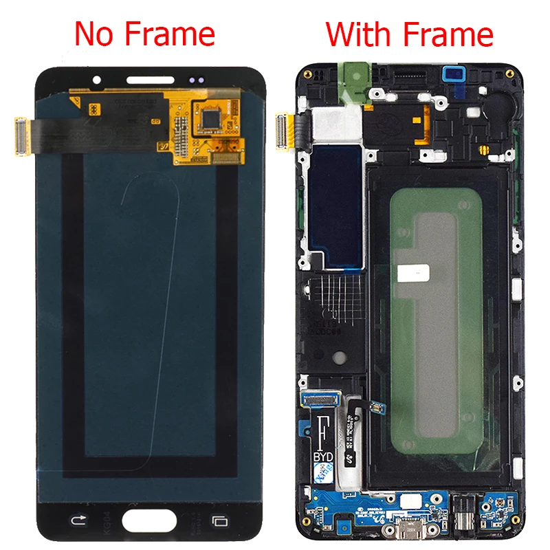 Оригинальный AMOLED для Samsung Galaxy A5 2016 ЖК дисплей с рамкой 5 2 &quotSM A510F A510 A510F/DS сенсорный