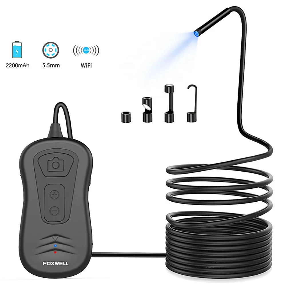 Wifi Endoscoop Camera Mini 1080p HD Borescope Inspectie Camera