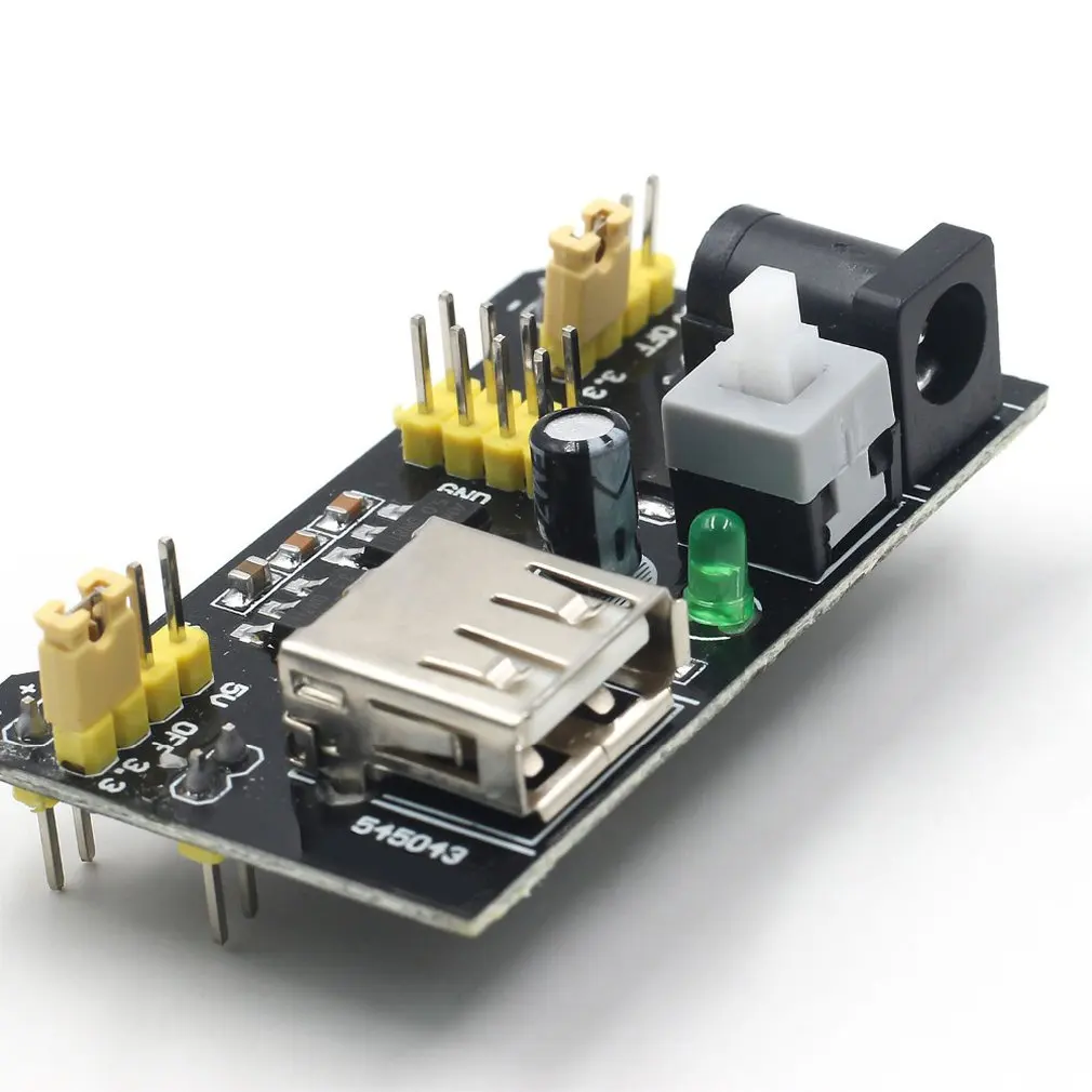 Breadboard Power Supply Module Mb-102 Power Supply Board Dual-Way 5V3.3V Output Dc Regulating Module Supply Board