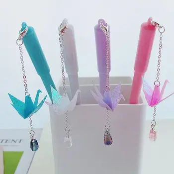 

0.5mm Cute Cranes Pendant Ink Gel Pen Writing Marker Student Office Stationery