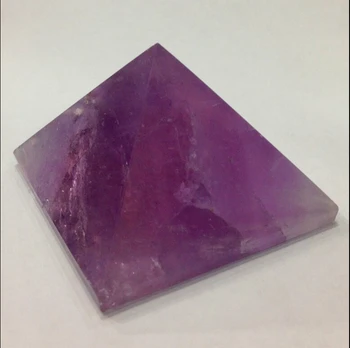 

612+++++Natural Amethyst Pyramid wisdom by temperament poly energy Talisman