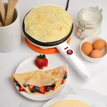 

EU Plug Electric Pizza Machine Multifunctional Crepe Maker Baking Pancake Griddle Tools Accessories Cake Baking Kitchen Bak N6Q5