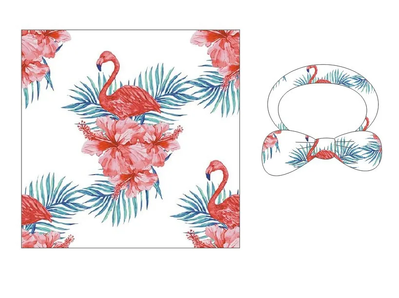 flamingo Горячая Распродажа, Новые забавные пеленки для новорожденных, одеяло для маленьких мальчиков и девочек, спальный мешок, повязка на голову - Цвет: flamingo