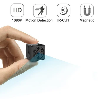 

USB HD Webcam Mini microphone Camera 1080P Sensor Portable home Security Camcorder cam Night Vision Motion Detection max 128g