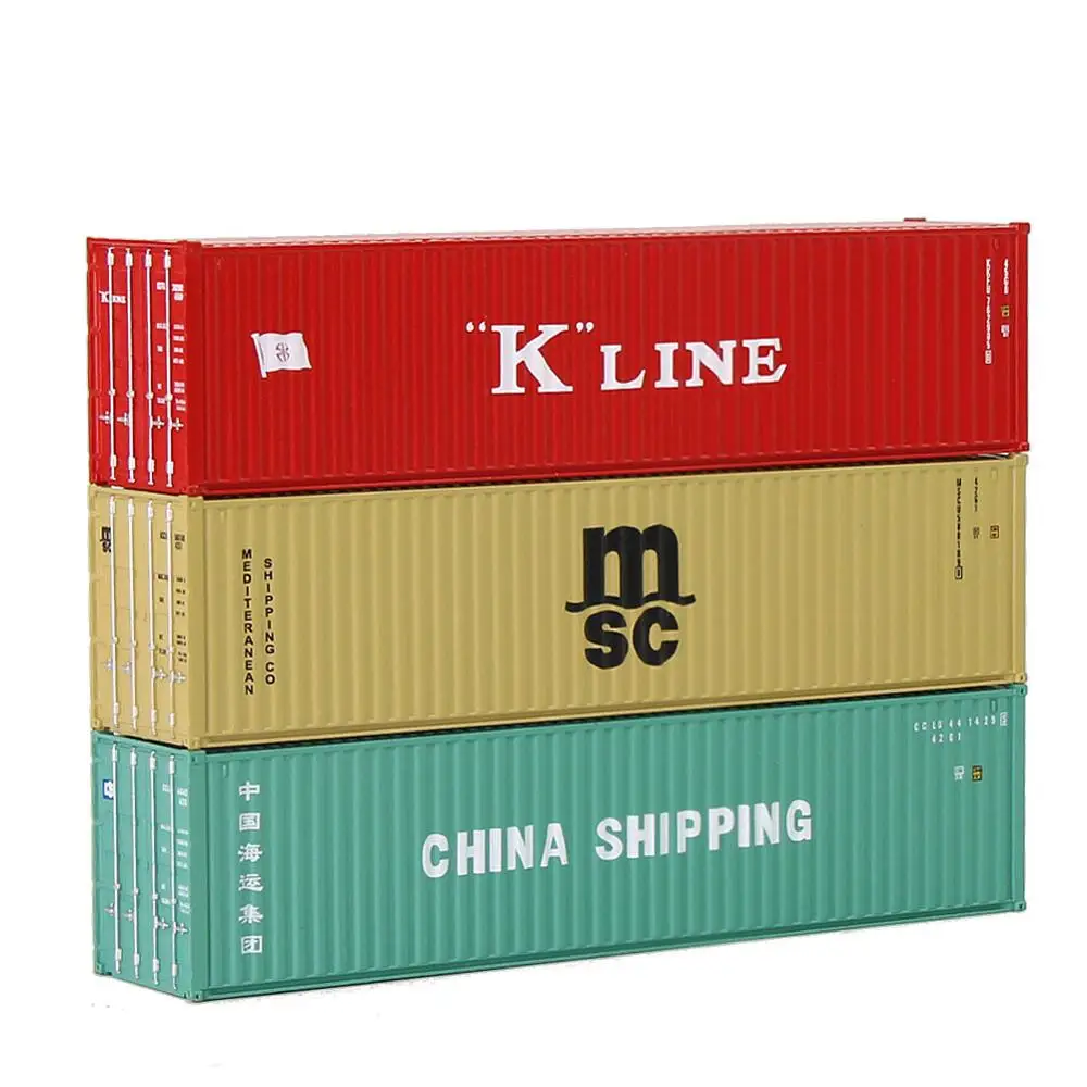 3 шт. различные N весы 40ft контейнер 1:150 KLINE msc Китай грузовой автомобиль C15008