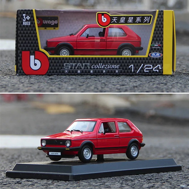Bburago 1:24 1979 Гольф GTIsimulation брелок для автомобильных ключей имитационная модель
