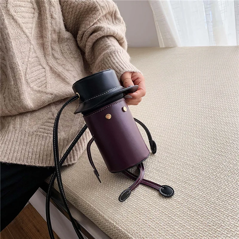 

Online Celebrity Cool Bucket Bag 2019 New Style Fashion Mini Bag Women's Korean-style Versatile Shoulder Oblique Bag Mobile Phon