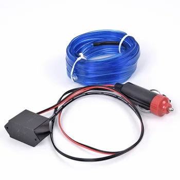 

Car LED Interior Ambient Lights Decors Blue Style Optical Fiber Lamp Door Lights