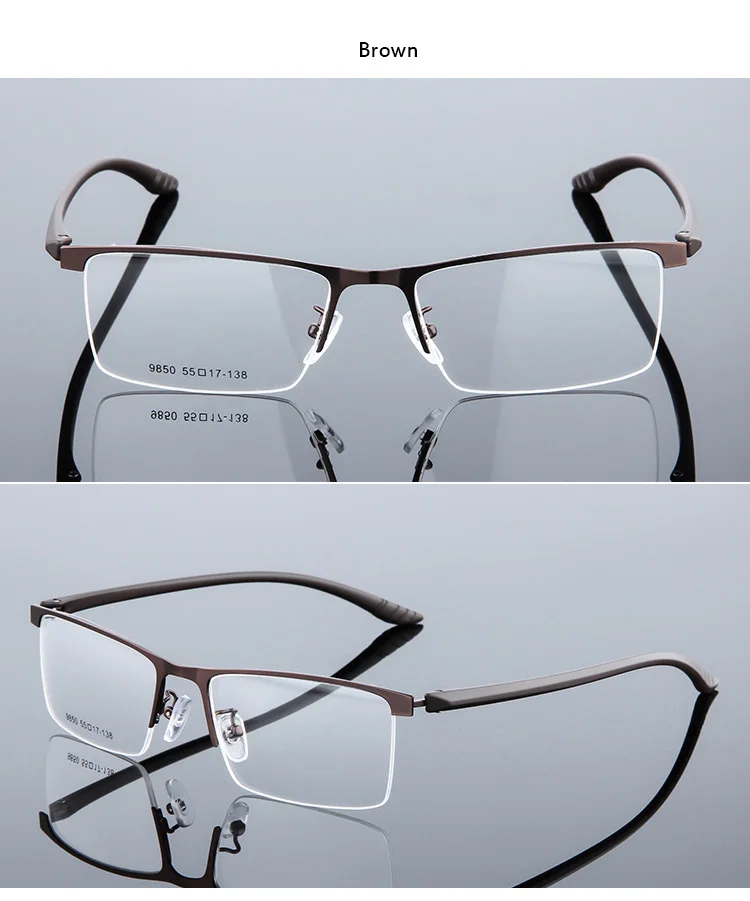 Brand New Men Square Glasses Frame Fashion Male Business Eyewear Clear Optical Myopia Eyeglasses Prescription Spectacles Frames