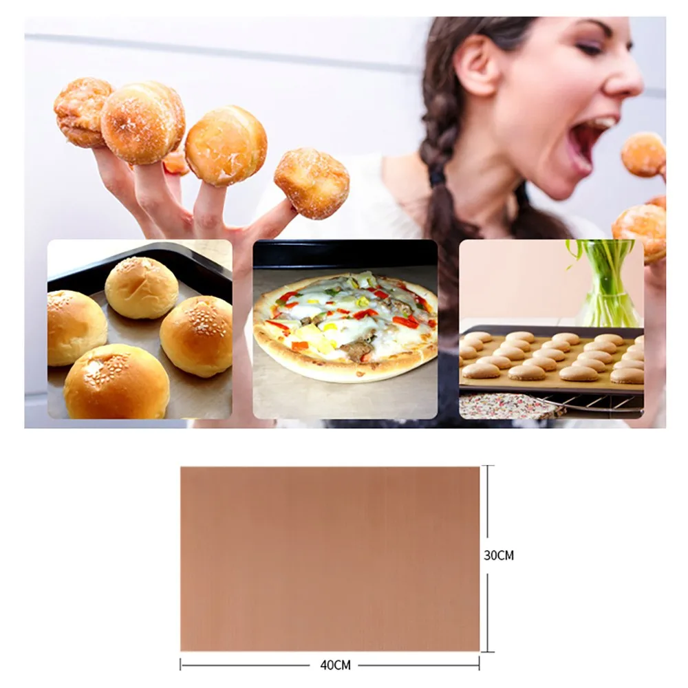 

30*40cm Linoleum Cloth Heat-resistant Baking Linoleum Oven Non-stick Cloth Practical Baking And Pastry Tools Baking Tools