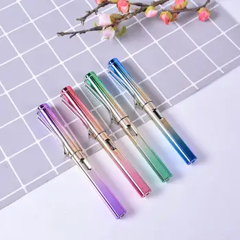 

1Pcs New Gradient Color Cute Creative Signature Pen Stationery School Office Supplies Gift Student Fountain Pen