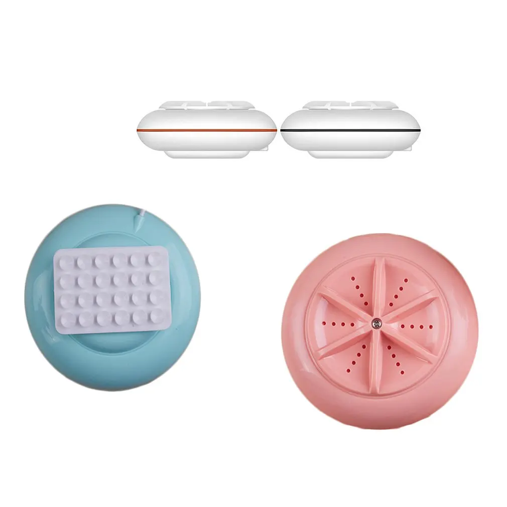 Ultrasonic Turbo Washer Portable travel laundry reverse turbine spin mini USB Single-shift Switch