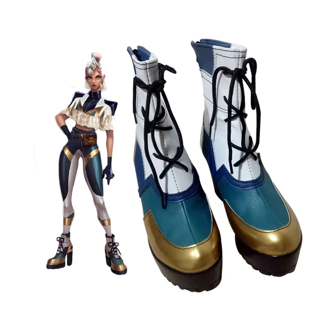 Qiyana True Damage Shoes Cosplay Lol Qiyana Cosplay Boots High Heel Shoes  Custom Made - Shoes - AliExpress