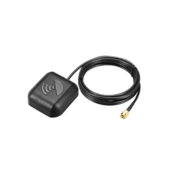 Uxcell 1 個gps北斗アクティブアンテナsma雄プラグ 34dB空中コネクタケーブルと磁気マウント 0.5 メートルワイヤー