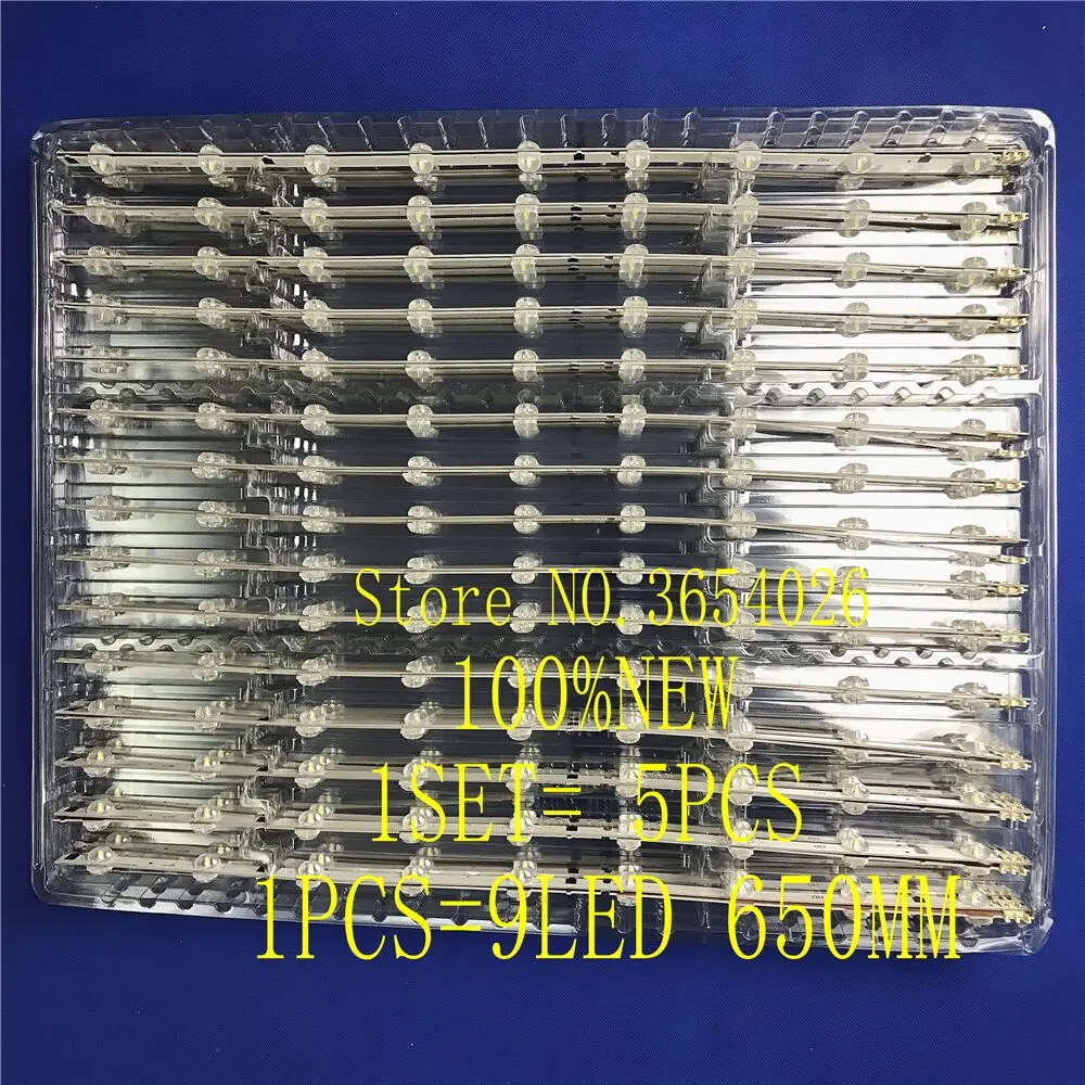 20 шт. для samsung 2013SVS32H Ue32f5000 D2GE-320SCO-R3 UA32F4088AR UA32f4100AR подсветка люмен D2GE-320SC0-R3 650 мм 9LED 32 дюйма
